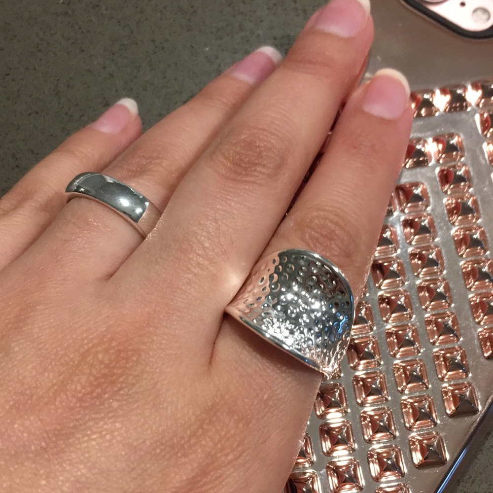 925 Silver Thumb Ring - Picture 5 of 5